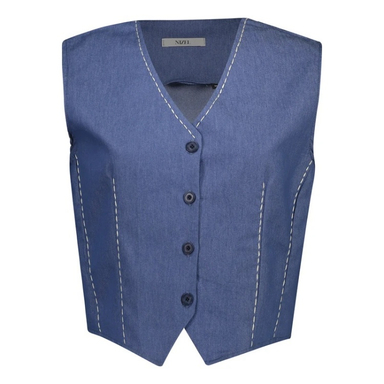 جلیقه زنانه مدل GD-o-19277860 رنگ آبی