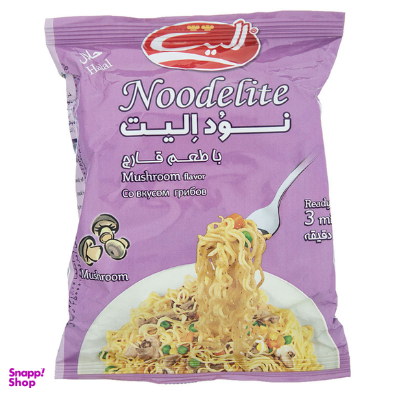 نودل با طعم قارچ الیت وزن ۷۵ گرم