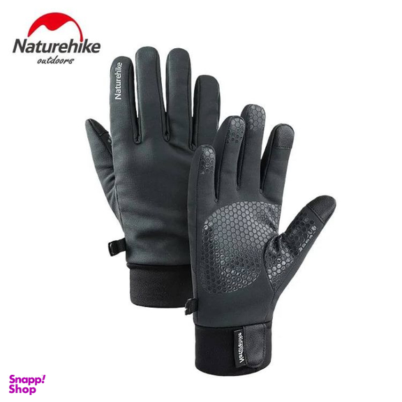 دستکش سفری نیچرهایک مدل GL05 Waterproof Soft Shell Gloves کد S005-T رنگ مشکی