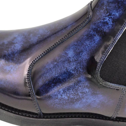 بوت مردانه چرم ریباری مدل X1 رنگ آبی لاجوردی