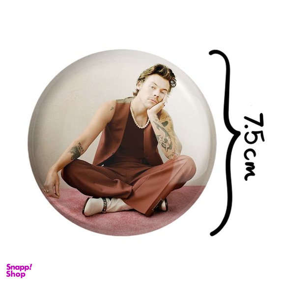 آینه جیبی خندالو مدل هری استایلز گروه موسیقی وان دایرکشن One Direction  کد 18945