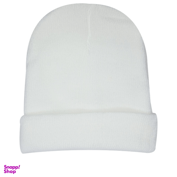 شال و کلاه بافت مدل shk144 رنگ سفید