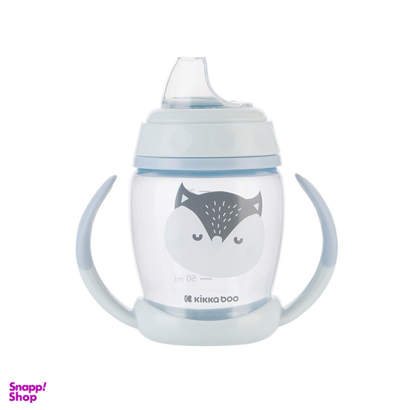 لیوان آبمیوه خوری کیکابو مدل Happy face blue