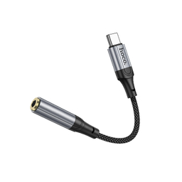 کابل تبدیل Type-C به Jack 3.5mm هوکو مدل LS36 طول 12 سانتی‌ متر