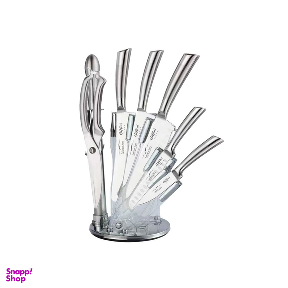 سرویس چاقو آشپزخانه 8 پارچه جی فی نی مدل G-01