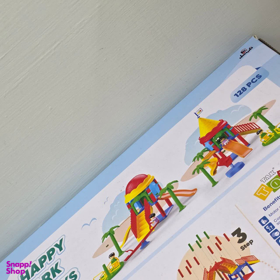 ساختنی 128 قطعه ناب سل مدل پارک شادی