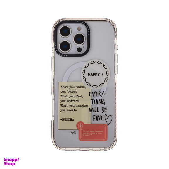 کاور موبایل ویناکیسز مدلMotivational MagSafe مناسب اپل iphone 16 pro max