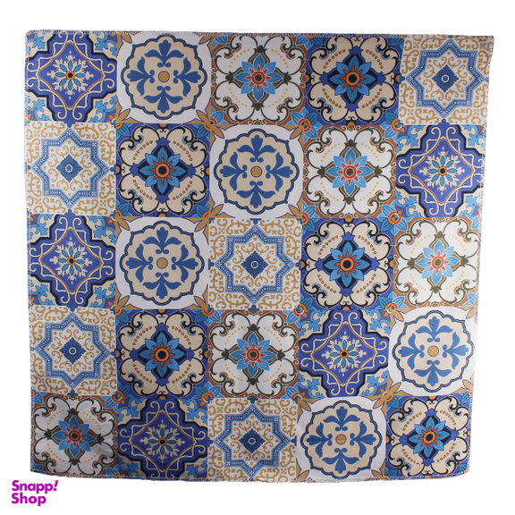 دستمال سر و گردن مدل باندانا طرح کاشی سنتی