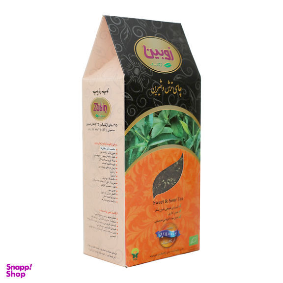 چای سیاه مخلوط ترش و شیرین زوبین وزن 180 گرم