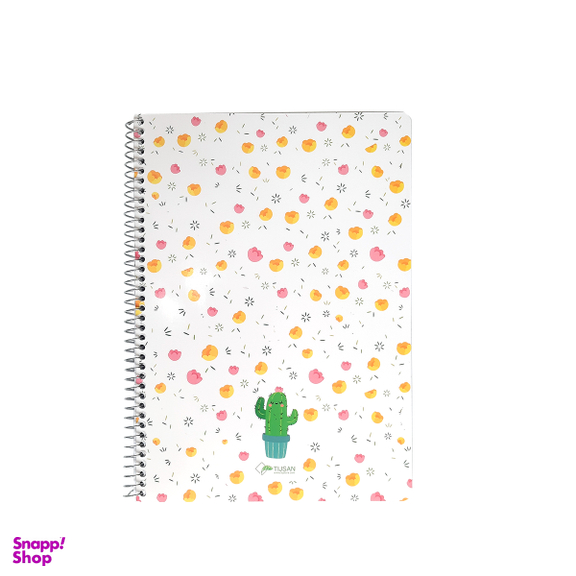 دفتر مشق 50 برگ تیج سان طرح کاکتوس