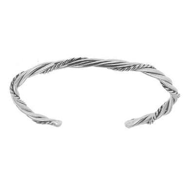 بنگل نقره مردانه کد 013