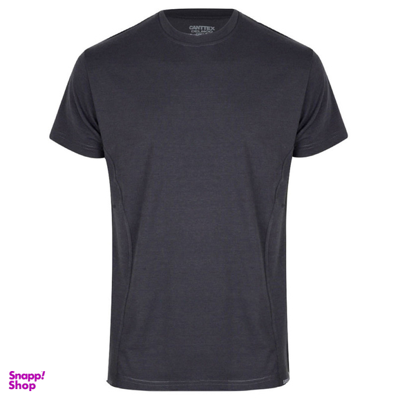 تیشرت آستین کوتاه مردانه کانتکس مدل 249012556 رنگ نوک مدادی