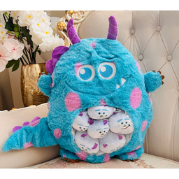 عروسک طرح سالیوان مدل بچه دار کد JI110 ارتفاع 50 سانتی متر