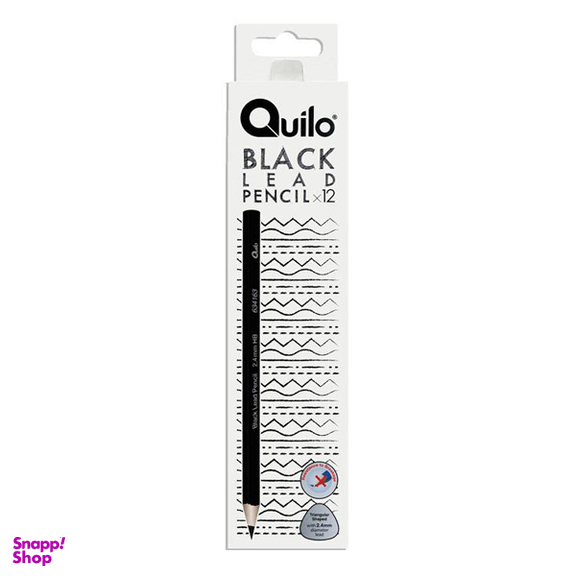 مداد کویلو سه گوش کد Q-634163 بسته 12 عددی