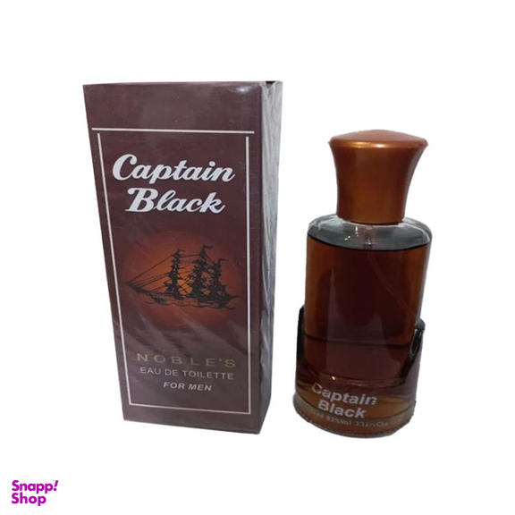 ادوتویلت مردانه لوکا باسی مدل کاپیتان بلک حجم 100 میلی لیتر