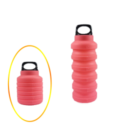 قمقمه سیلیکونی تاشو کد 01 گنجایش 0.6 لیتر