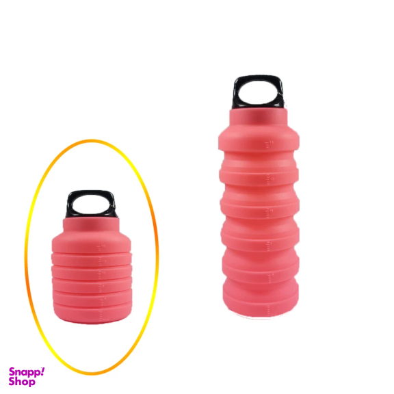 قمقمه سیلیکونی تاشو کد 01 گنجایش 0.6 لیتر