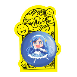 آینه جیبی خندالو طرح تاچیبانا انیمه اوماروچان Umaru Chan مدل تاشو کد 18505