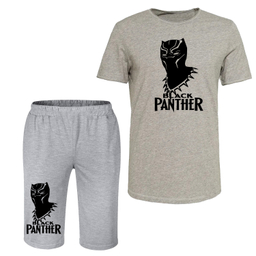 ست راحتی مردانه کد TB023 طرح بلک پنتر