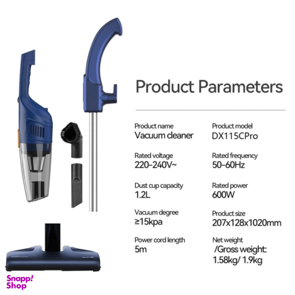جاروبرقی دیرما مدل DX115 Pro