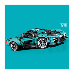 ساختنی سیمبوبلاک مدل ماشین مسابقه درب بازشو چرخ متحرک