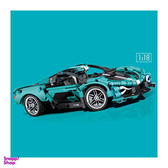 ساختنی سیمبوبلاک مدل ماشین مسابقه درب بازشو چرخ متحرک