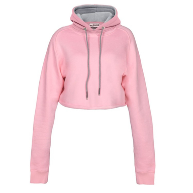 هودی کراپ زنانه فانتازیو کد 007 رنگ صورتی