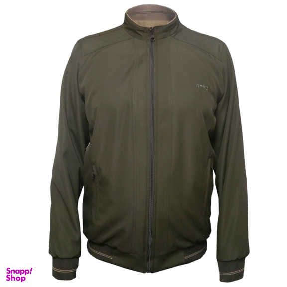 کاپشن بهاره دورو مردانه آرپو مدل اروند رنگ زیتونی