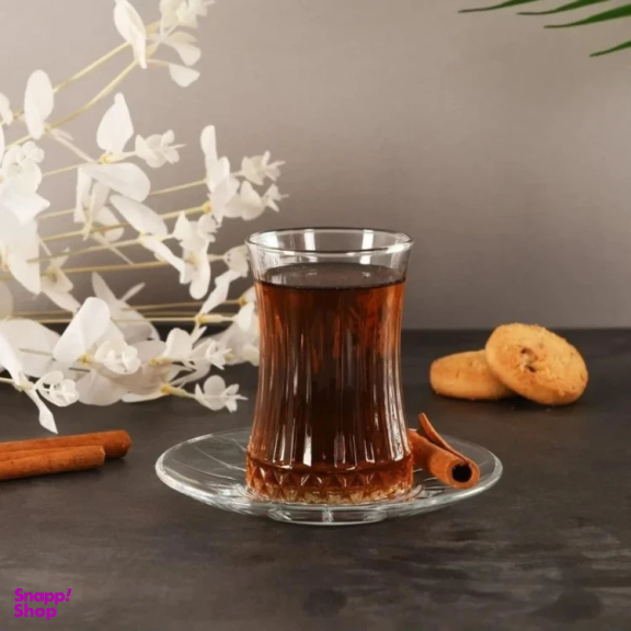 سرویس چای خوری پاشاباغچه مدل الیسا کد 7020 بسته 12 عددی
