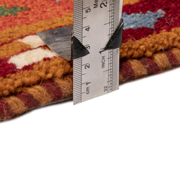 گبه دستباف کناره سی پرشیا کد 122594 سایز 2.02x1.05 متر