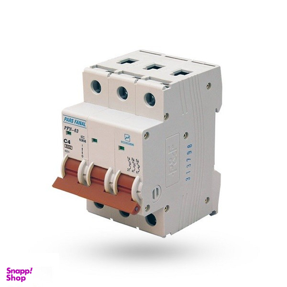 فیوز مینیاتوری سه فاز 4 آمپر پارس فانال مدل C4