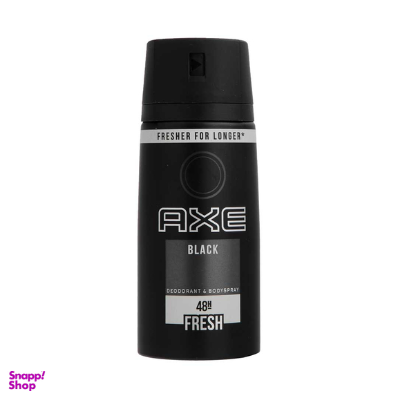 اسپری دیودورانت مردانه اکس مدل Black حجم 150 میلی لیتر
