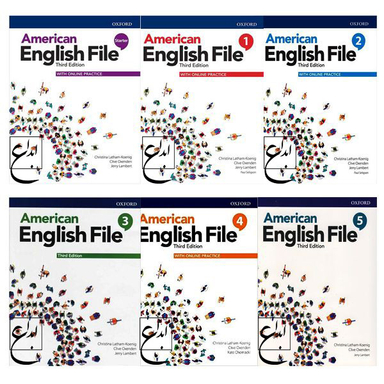 کتاب American English File Third Edition اثر جمعی از نویسندگان انتشارات ابداع مجموعه 6 جلدی