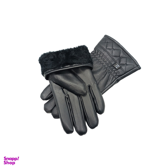 دستکش مردانه طرح چرم داخل خز مدل جینگو DJ کد 114