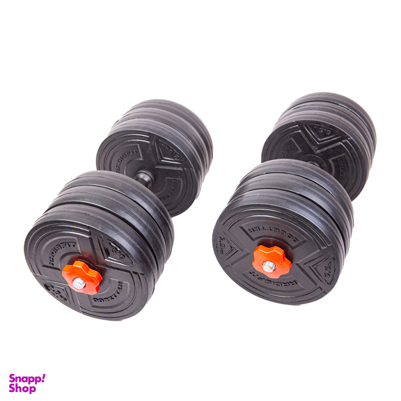 دمبل رادیس فیت مدل DVP-10-2500 وزن 10 کیلوگرم بسته 2 عددی