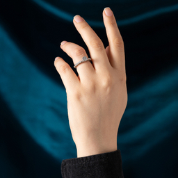 انگشتر طلا 18 عیار زنانه جواهری سون کد 1003