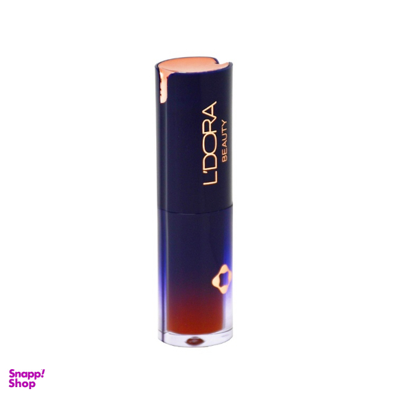 رژ لب مایع لدورا کد 18 رنگ قهوه ای