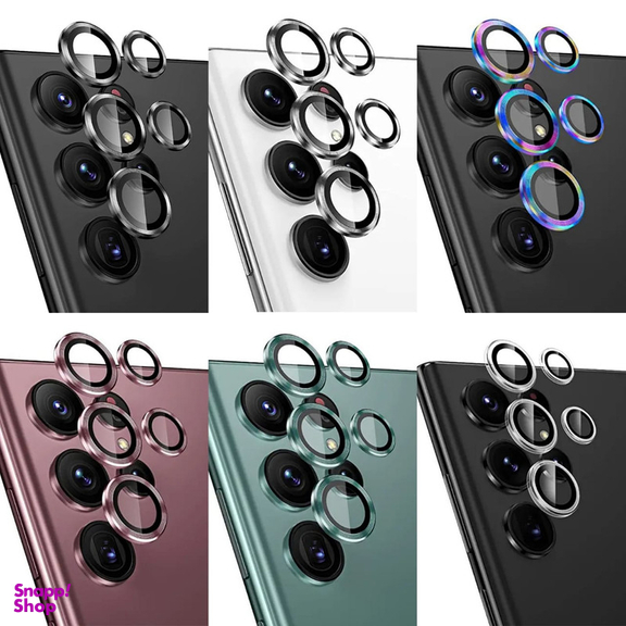 محافظ لنز دوربین بوف مدل Color Lenz Film مناسب برای گوشی موبایل سامسونگ Galaxy S22 Ultra