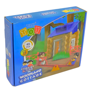 ساختنی 45 تکه ناب سل مدل کلبه جنگلی WOODLAND COTTAGE