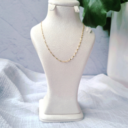 زنجیر طلا 18 زنانه عیار گوزن مدل استار کد HFF578