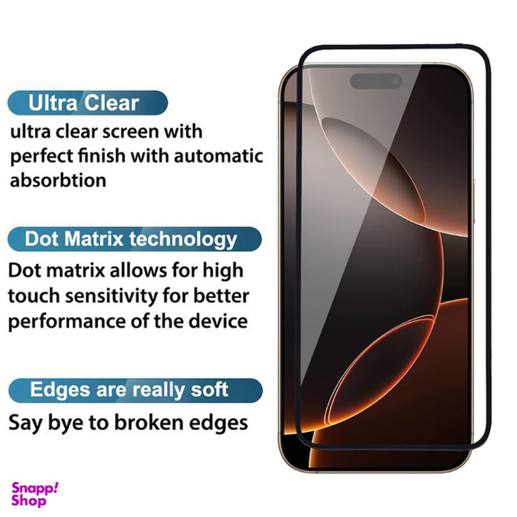 حافظ صفحه نمایش گوشی کینگ پاور مدل AntiStatic Plus مناسب اپل iPhone 16 Pro Max