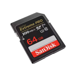 کارت حافظه SDXC سن دیسک مدل Extreme Pro V30 کلاس 10 استاندارد UHS-I U3 سرعت 200mbps ظرفیت 64 گیگابایت