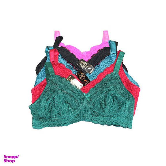 سوتین گیپوردار کد 3028 رنگ سرخابی