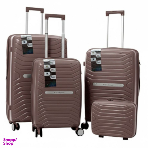 چمدان فشن مدل FS Travel 950 کد 950 به همراه کاور مجموعه 4 عددی