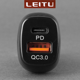 شارژر فندکی لیتو Leitu مدل 20 وات LC-C22 به همراه کابل USB-C