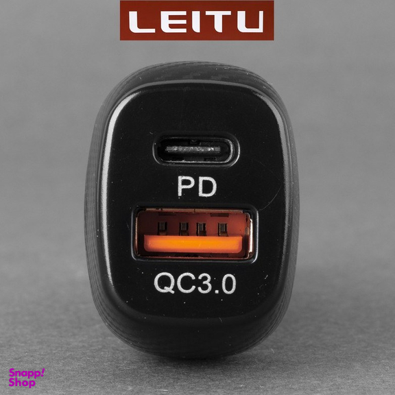 شارژر فندکی لیتو Leitu مدل 20 وات LC-C22 به همراه کابل USB-C