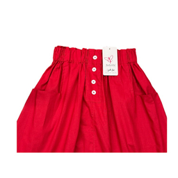 دامن بل فی کد 81236 رنگ قرمز