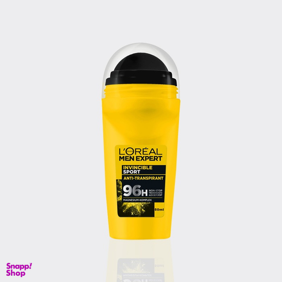 مام رول ضد تعریق مردانه لورآل سری Men Expert مدل Invincible sport