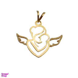 آویز گردنبند طلا 18 عیار زنانه گوزن مدل آغوش مادر کد NFJ