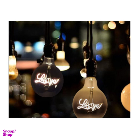 لامپ ادیسون G125 فیلامنتی ال ای دی مدل LOVE توان 8W